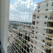 Heavy Duty Polyester Braided and Twisted Diamond Knotted Balcony Fall Protection Safety Net