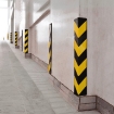 Reflective PC-001 Rubber Column Guard Wall Protector