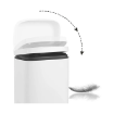 Fashion A1 12 Liter Indoor Rectangular Stainless Steel Garbage Waste Bin With Soft Close Foot Pedal