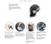3M M 307 Respiratory Hard Hat with Premium Visor and Faceshield 