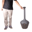 Sysbel CBR8102 Grey Cigarette Butts Receptacle Umbrella-shaped Covered head Cigarette Disposal