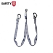 Safety 53 HS 5225 4D Ring Full Body Safety Harness with Shock Absorbing Double Lanyard for Fall Arrest Work Positioning and Climbing