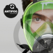 BLS 5400 Universal Reusable Full Face Respirator 5000 Series Silicone Face Seal Version